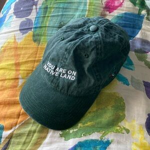 Green Urban Native Era You Are On Native Land baseball cap